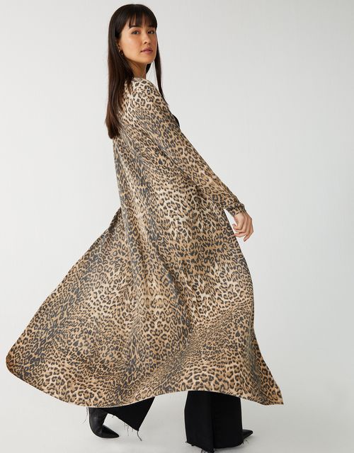 Cardigan tricot longo
