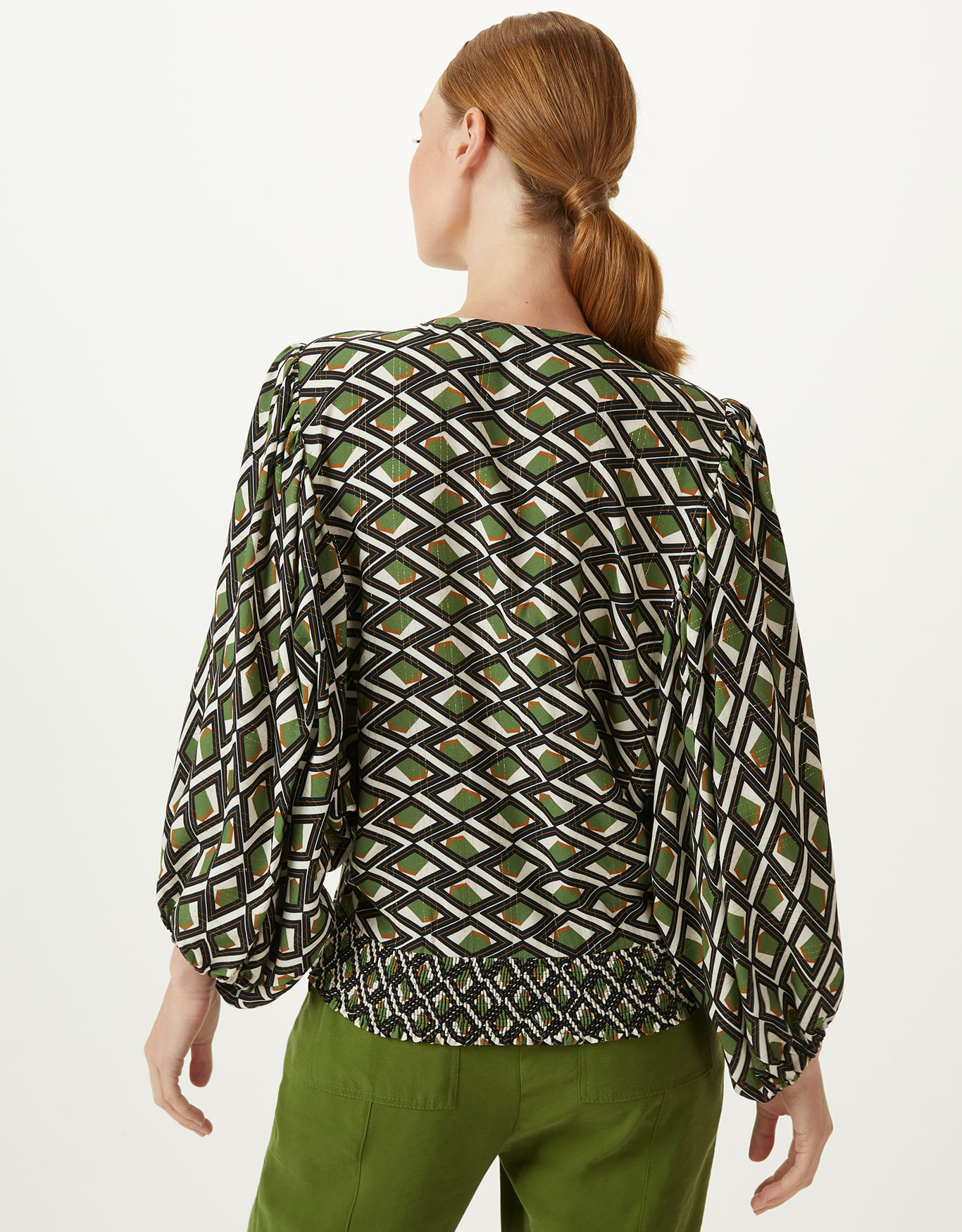 Blusa geométrico sol - blusas - SHOULDER