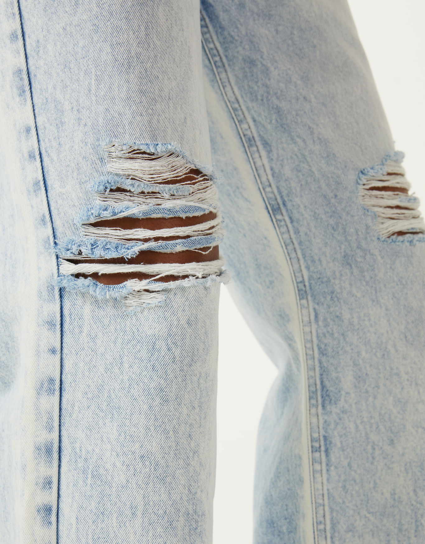 Calça jeans wide elástico inteligente - calças jeans - SHOULDER