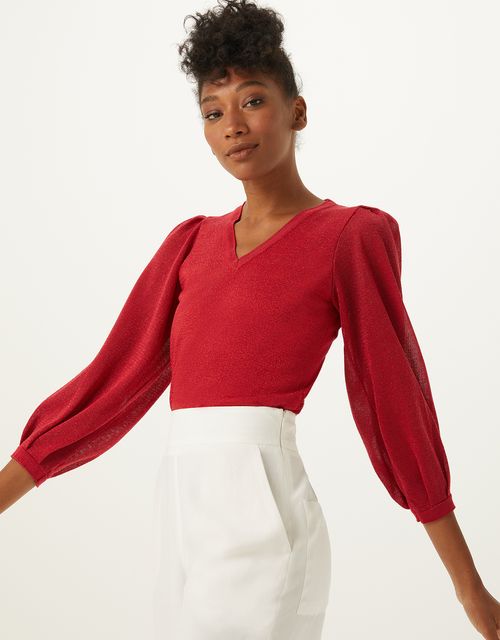 Blusa tricot lurex