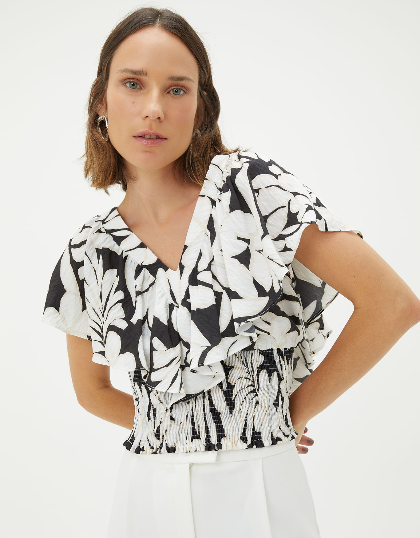 Blusa alga marinha mini - blusas - SHOULDER