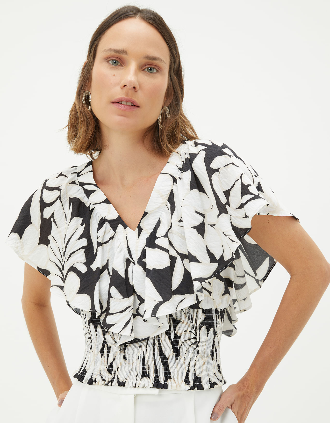 Blusa alga marinha mini - blusas - SHOULDER