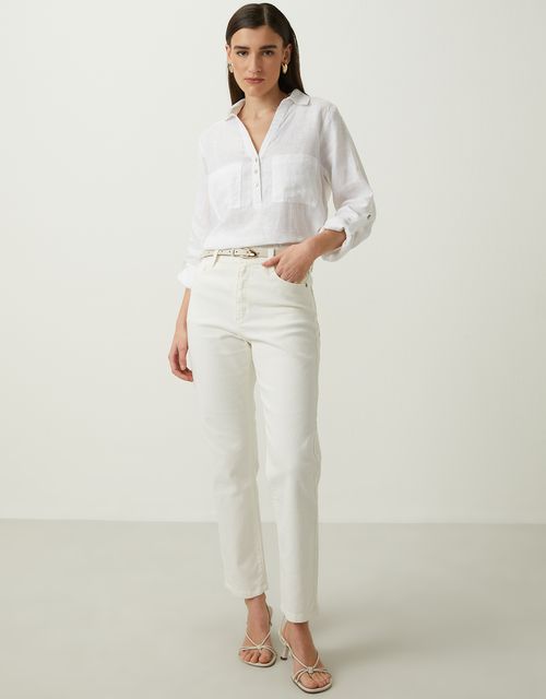 Calça jeans color mom