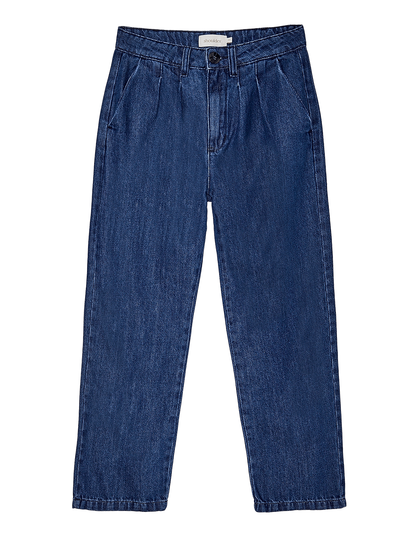 Calça jeans loose fit pregas - calças jeans - SHOULDER