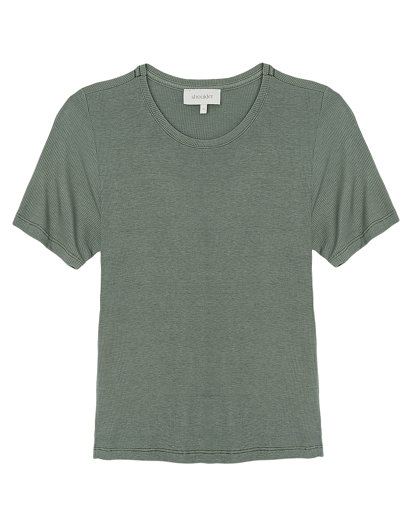 T-shirt rib amêndoa - camisetas - SHOULDER