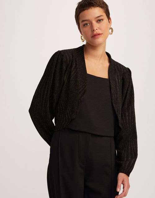 Cardigan curto