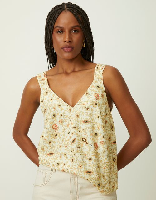 Blusa reta paisley hera