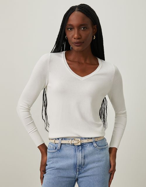 Blusa tricot básico