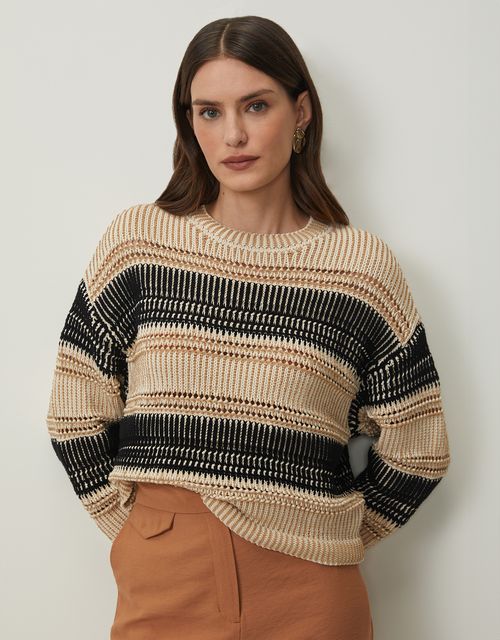 Blusa tricot mix fios
