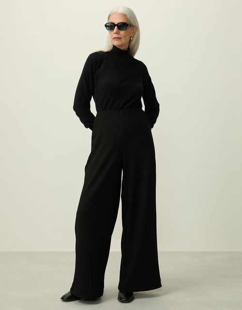 Calça malha plissada 360