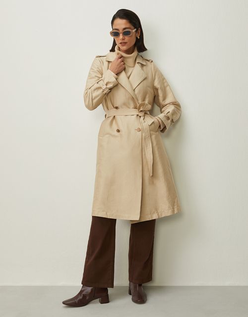 Trench coat areia