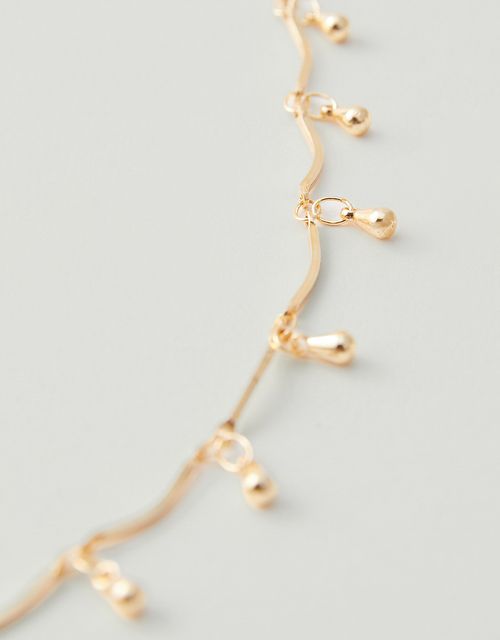 Colar longo gotas
