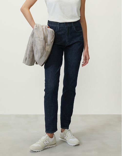 Calça jeans skinny escura 360