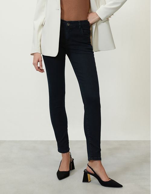 Calça black jeans skinny 360