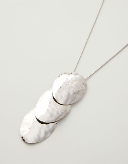 Colar longo metal camadas