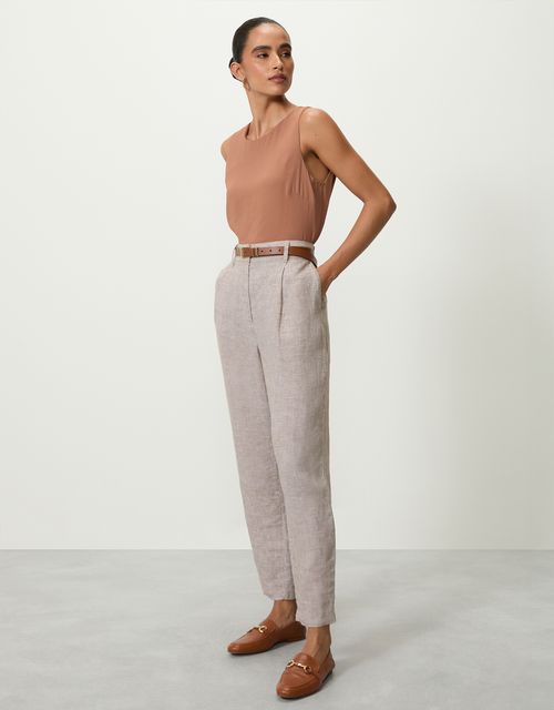 Calça mini pied poule slim