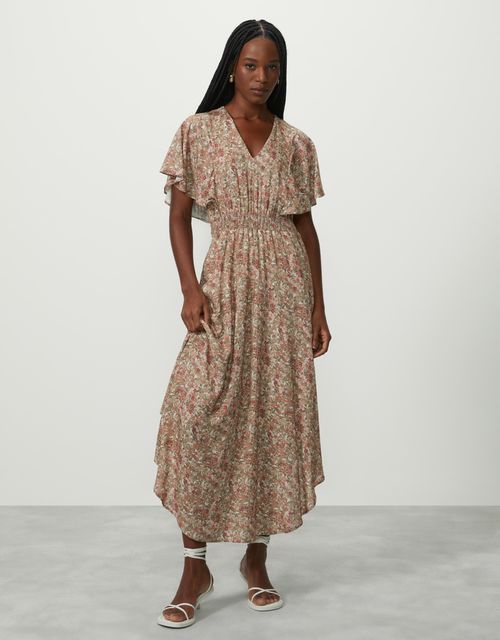 Vestido jardim rose