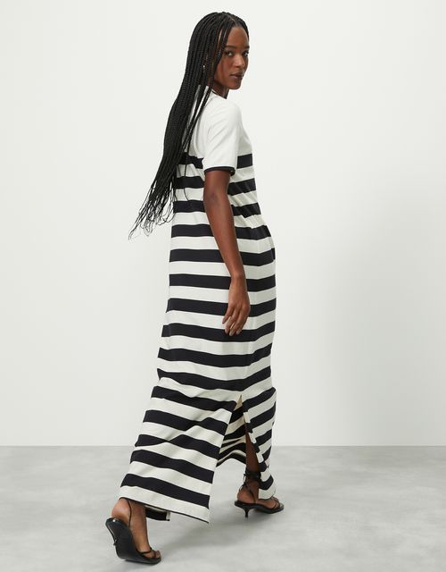T-shirt dress listrado