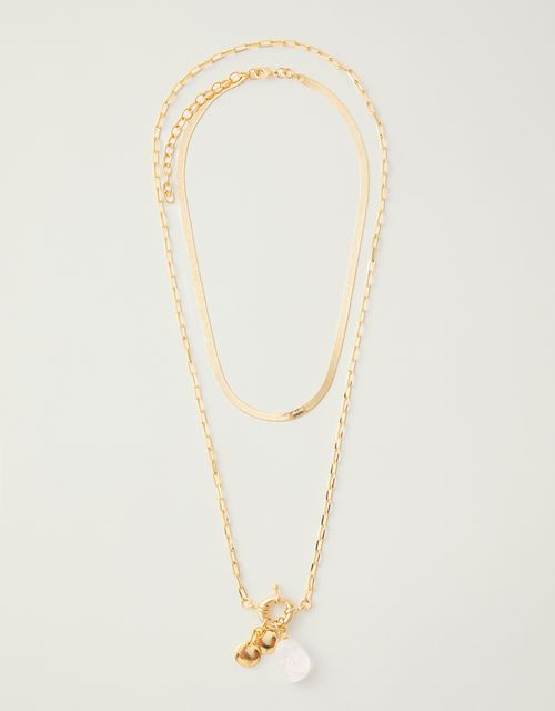 Conjunto de colares mix de pingentes
