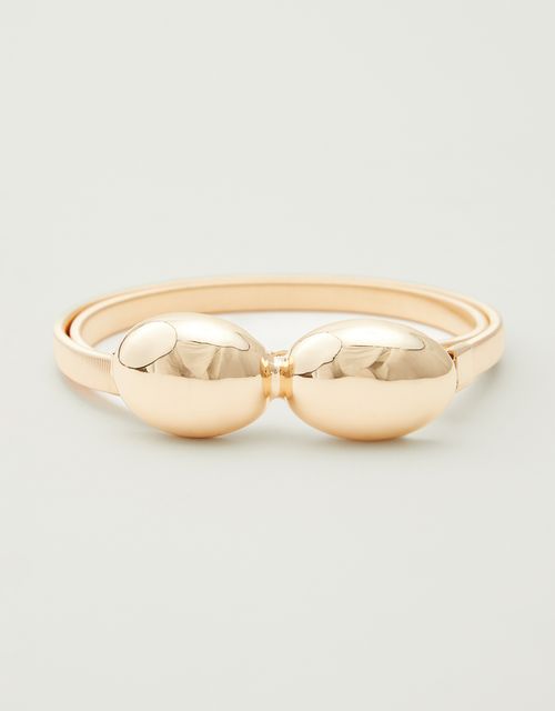 Cinto bijoux fivela abaulada