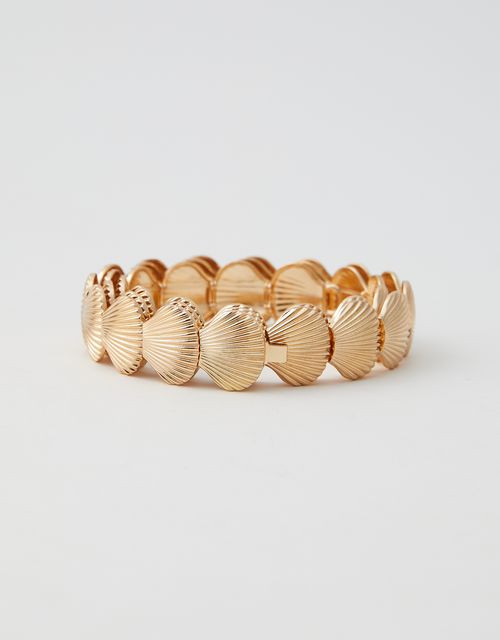 Cinto bijoux conchas dourada