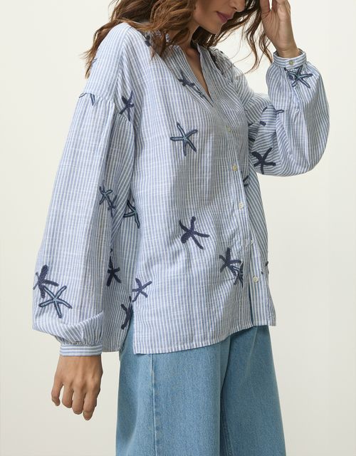 Camisa bordado estrela