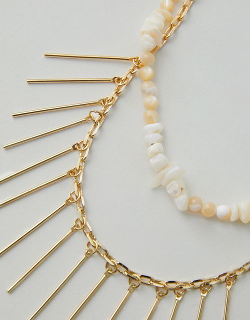 Conjunto de colares madrepérola