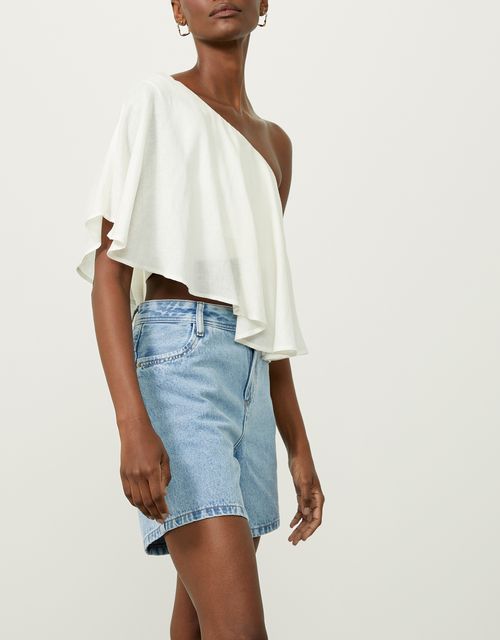 Bermuda jeans claro