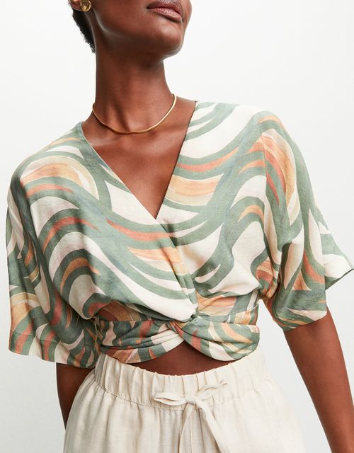 Blusa por do sol
