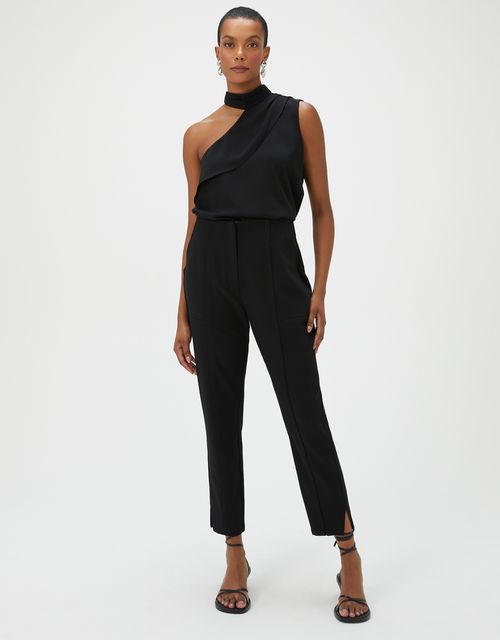 Calça slim elastano