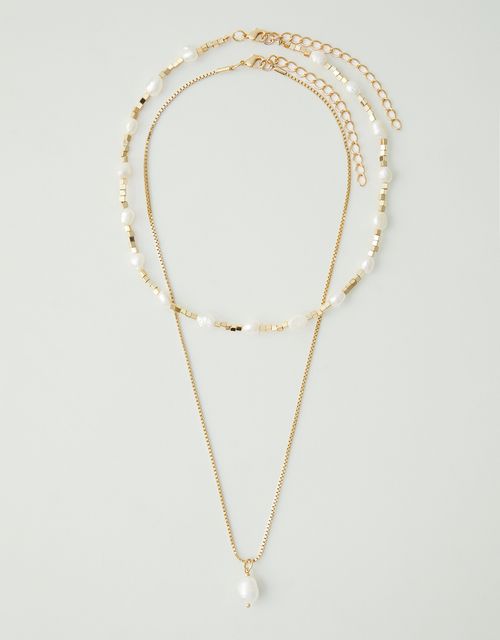 Conjunto de colares pérola barroca