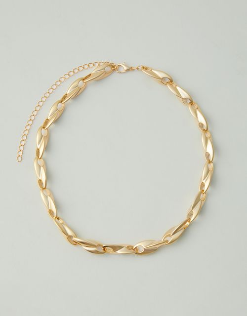 Colar curto elo oval