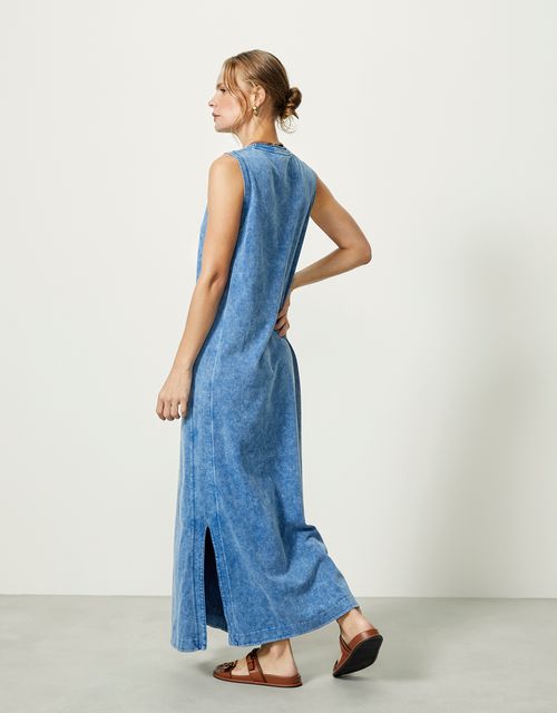 Vestido malha marmorizado