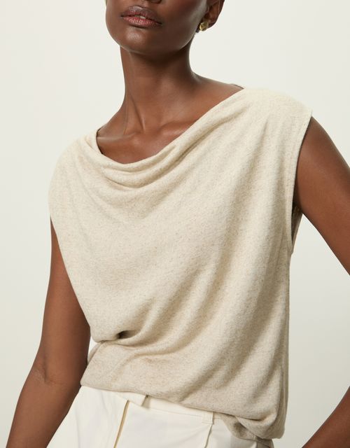 Blusa malha viscolinho degagê