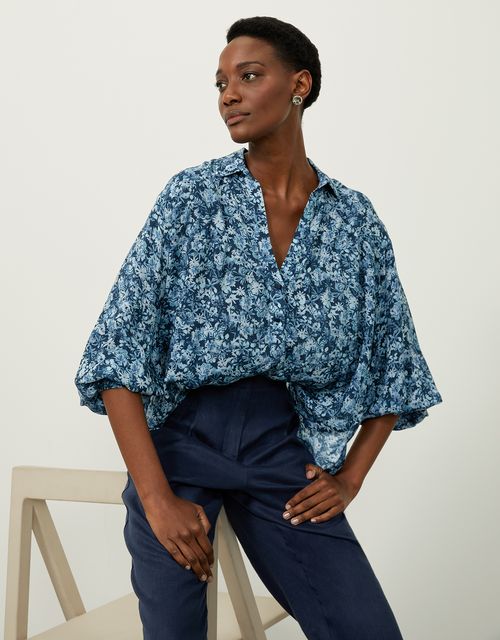 Blusa floral mar