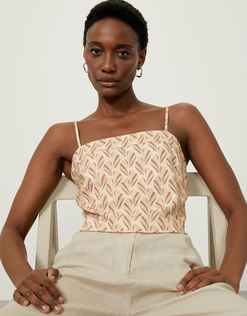 Cropped concha geometrica