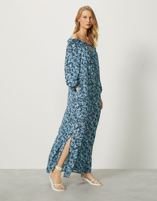 Vestido floral mar