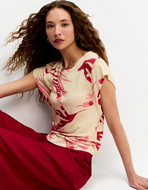 T-shirt alga marinha