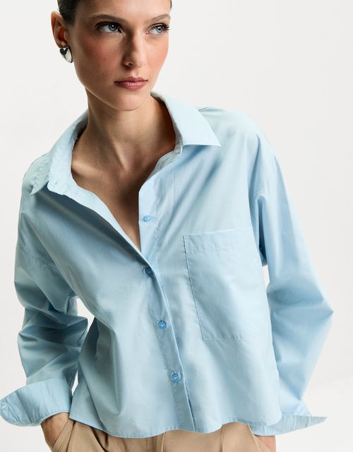 Camisa cropped