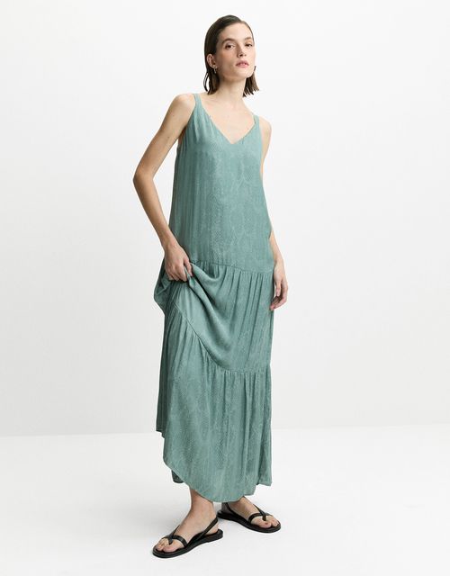 Vestido decote v