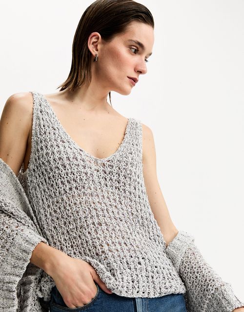 Regata tricot textura mescla