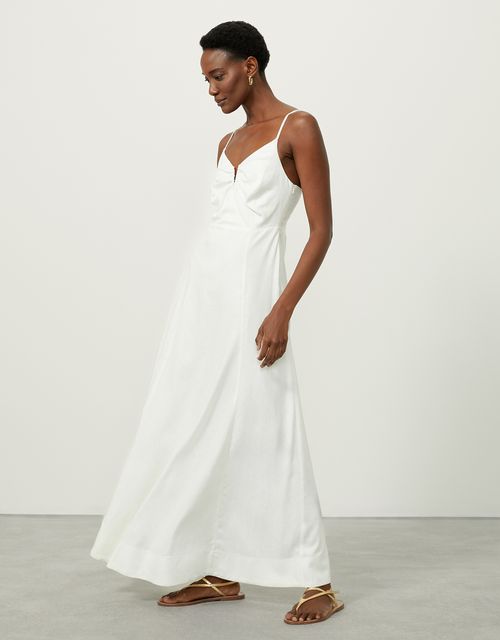 Vestido midi recortes