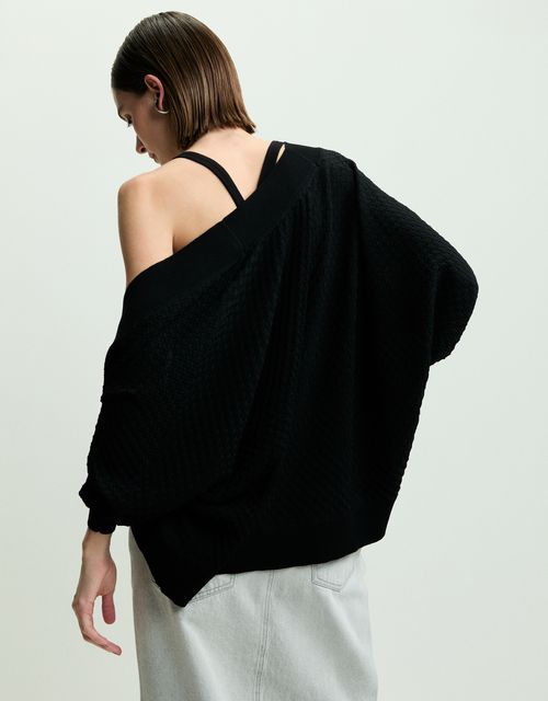 Cardigan tricot casulo