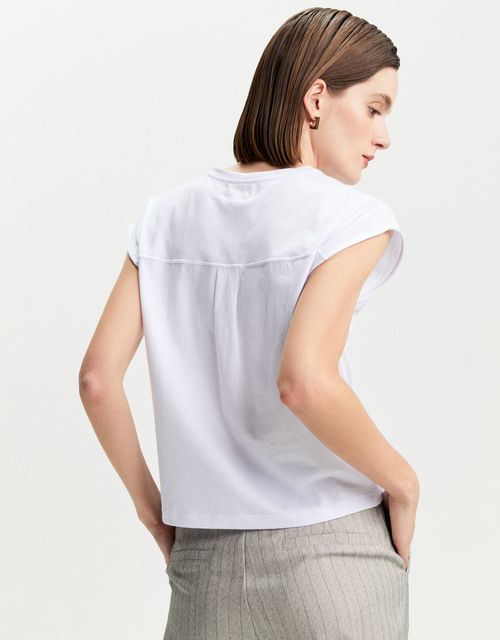 T-shirt detalhe costas