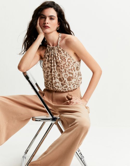 Blusa onça riscos