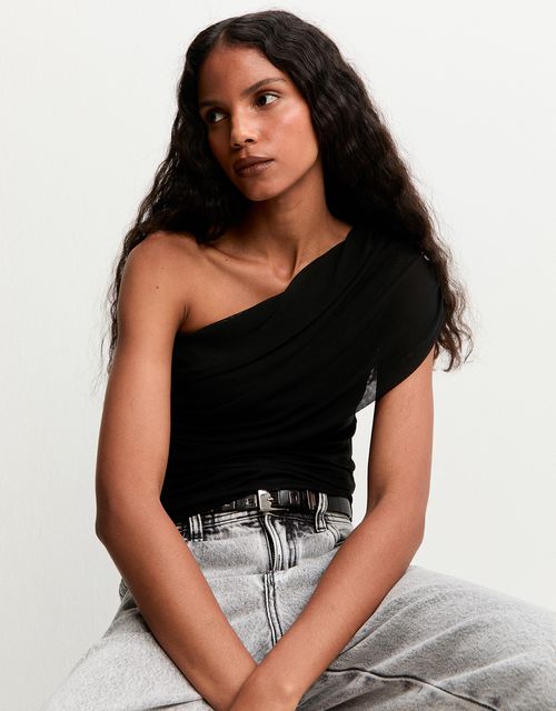 Blusa malha tule