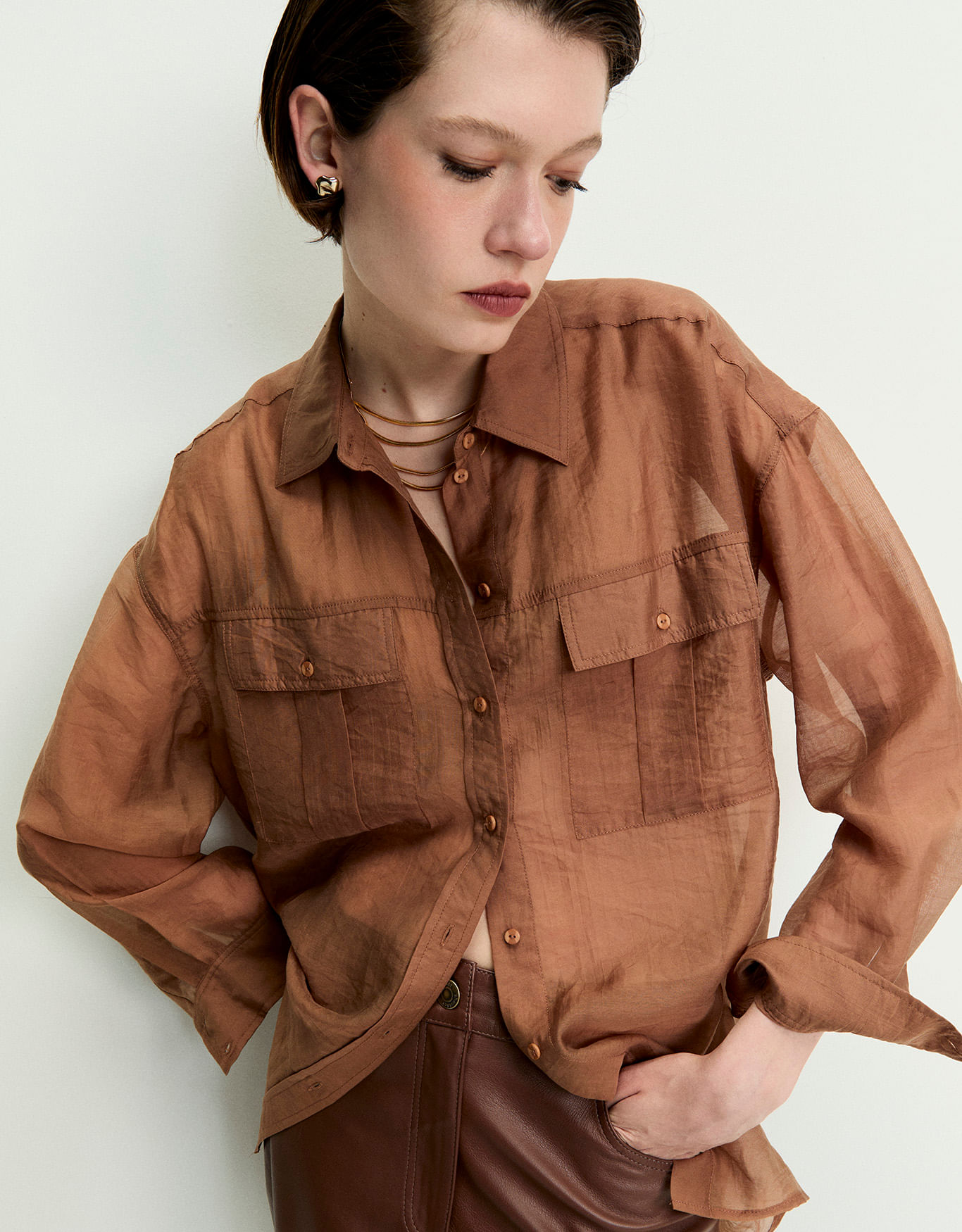 Camisa bolsos