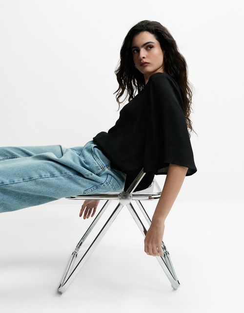 Blusa curitiba preta