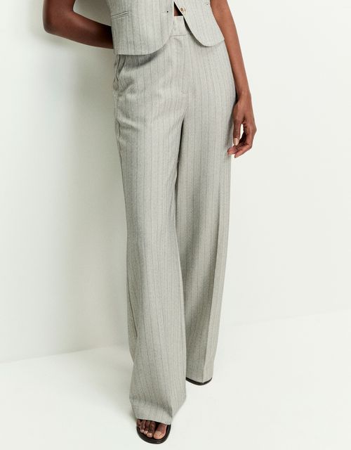 Calça reta alfaiataria