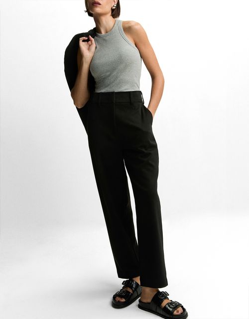 Calça slim alfaiataria